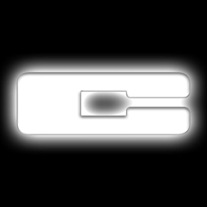 ORACLE Lighting Universal Illuminated LED Letter Badges - Matte White Surface Finish - C NO RETURNS