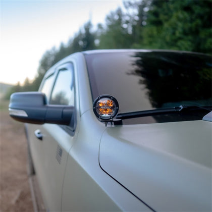 Rigid Industries 2019+ Dodge Ram 1500 A-Pillar LED Light Mounts