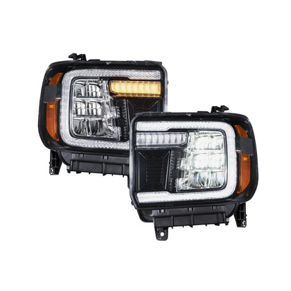 2015-2019 GMC Sierra 2500/3500 LED Reflector Headlights (pair)