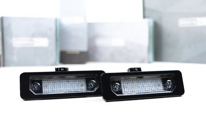 Morimoto XB LED License Plate Modules: Ford Mustang 2010, 2011, 2012, 2013, 2014