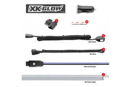 XKChrome RGB LED 12V to 5V Switch for Fiber Optic Kits
