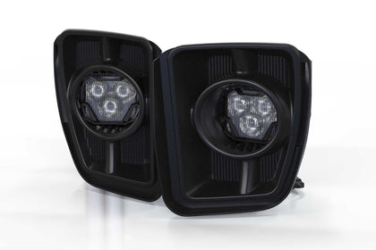 Morimoto 4Banger Fog Light Kit: 13-18 Ram 1500 (HXB White Wide Beam)