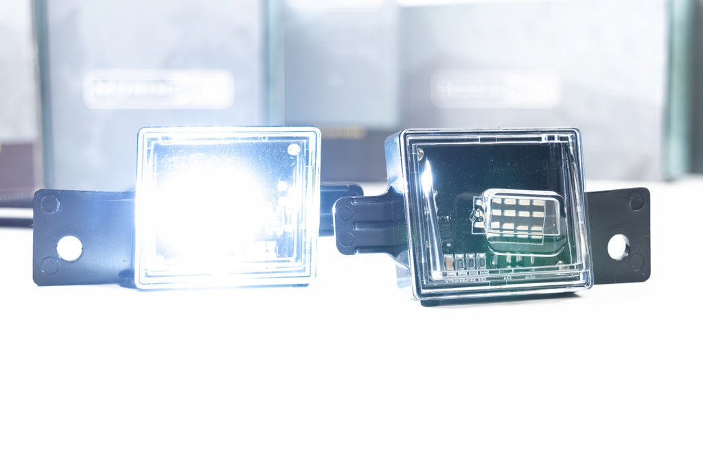 CHEVROLET TRUCKS (2014+): XB LED LICENSE PLATE LIGHTS