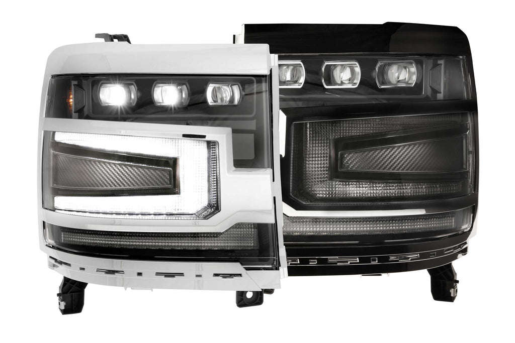 XB LED Heads: Chevrolet Silverado 1500 (16-18) (Pair / ASM)
