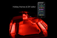 XKChrome RGB LED Boat Accent Light Kit: 4x 36in, 4x 9in Strips w/ Dash Mount Controller