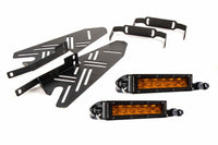 Diode Dynamics Bumper-Mount LED System: Ford Raptor (17-20) (Amber / Driving Beam) (2x SS12 Bars)