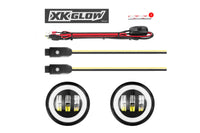 XKChrome RGB LED Fog Light Kit: Wrangler JL (Black w/o Controller) (Pair)