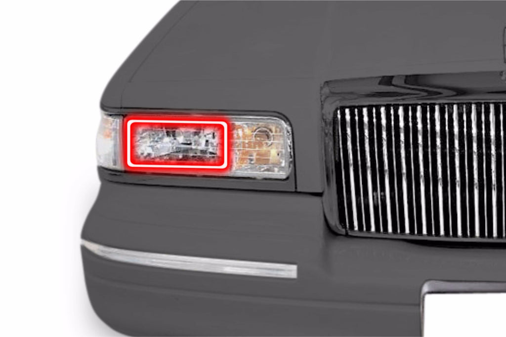 Lincoln Town Car (95-97): Profile Prism Fitted Halos (Kit)