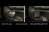 Diode Dynamics SS3 Pro LED Pods: Type MR (Set / SAE / Yellow / Fog Beam)