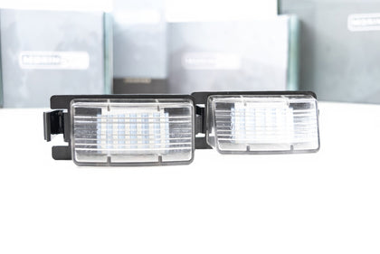 Morimoto XB LED License Plate Modules: Infiniti G35 2003, 2004, 2005, 2006, 2007, 2008, 2009, 2010, 2011, 2012, 2013