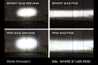 Diode Dynamics SS3 Pro LED Pods: (Flush / White / Set / Driving Beam)