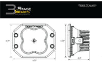 Diode Dynamics SS3 Sport LED Pods: (Flush / Yellow / Set / Spot Beam)