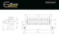 Diode Dynamics Bumper-Mount LED System: Ford Raptor (17-20) (Amber / Driving Beam) (2x SS6 Bars)