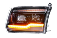 Morimoto XB LED Projector Headlights (Amber DRL): Dodge Ram 3500 2009, 2010