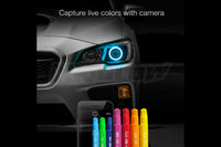 XKChrome RGB LED Halo Kit: 110mm (w/ Controller) (Pair)