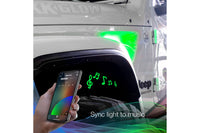 XKChrome RGB LED Jeep Air Vent Light Kit: w/o Controller