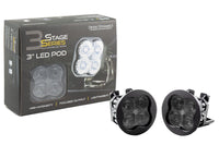 Diode Dynamics SS3 Sport LED Pods: Type GM (Set / SAE / White / Fog Beam)