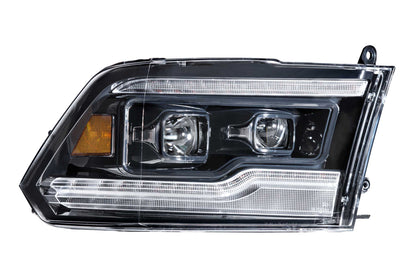 Morimoto XB LED Projector Headlights (Amber DRL): Dodge Ram 2500 2009, 2010