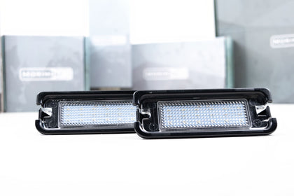 Morimoto XB LED License Plate Modules: Ford Mustang 2015, 2016, 2017, 2018, 2019, 2020