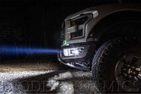 Diode Dynamics Bumper-Mount LED System: Ford Raptor (17-20) (Amber / Driving Beam) (2x SS6 Bars)