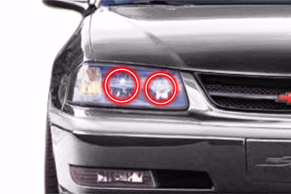 Chevrolet Impala (00-05): Profile Prism Fitted Halos (Kit)