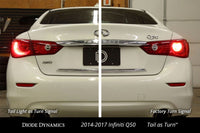 Diode Dynamics: Tail As Turn Conversion: Infiniti Q50 Sedan