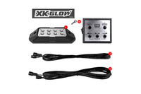 XKGlow Strobe Light Kit: 4x Pods / Red