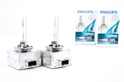 D2S: Philips 85122 WHV2 White Vision 6000K HID Bulbs