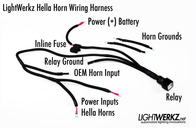 Subaru: Hella Horn Wiring Harness