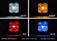Stage Series 3" White LED Pod Standard (Pair)